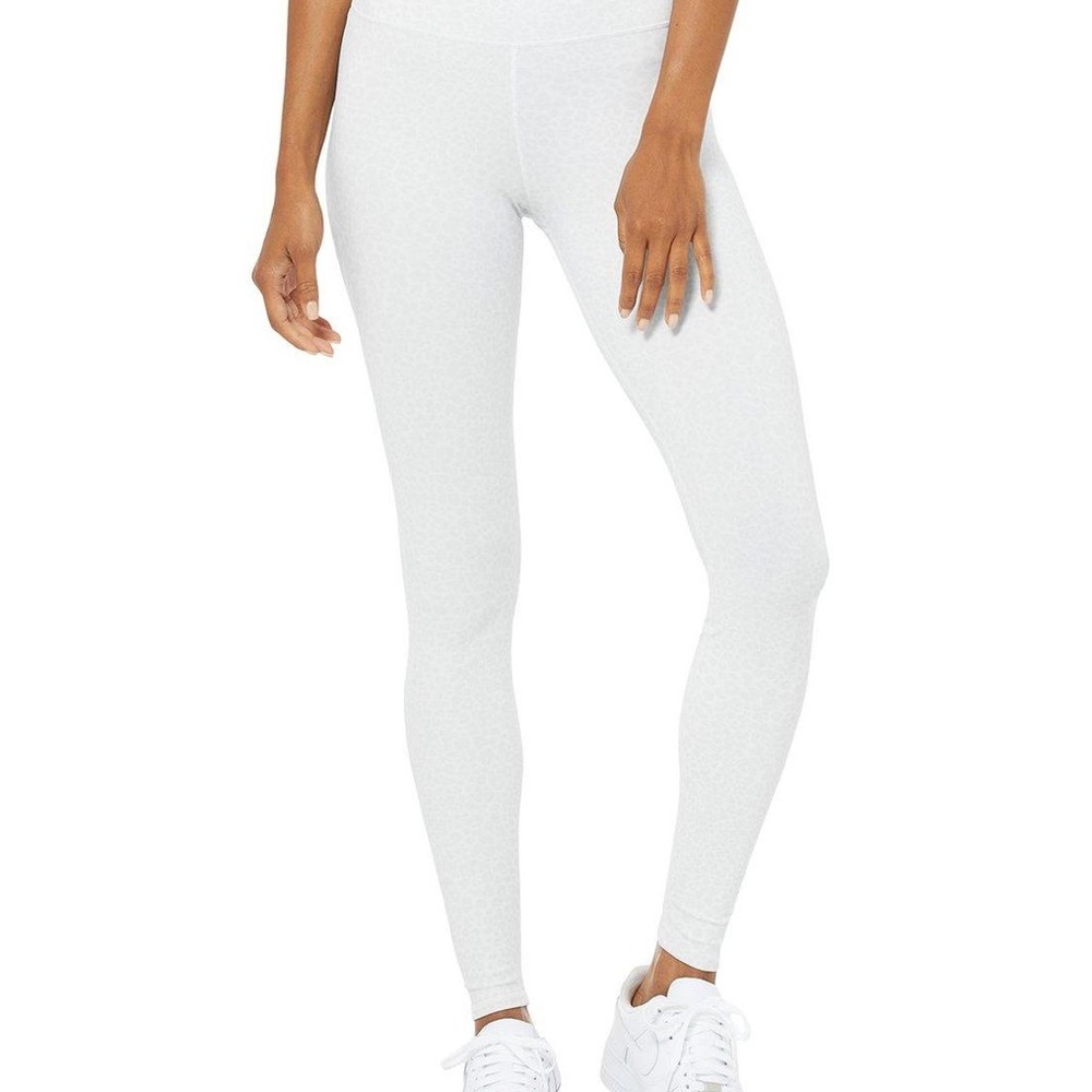 alo vapor leopard leggings